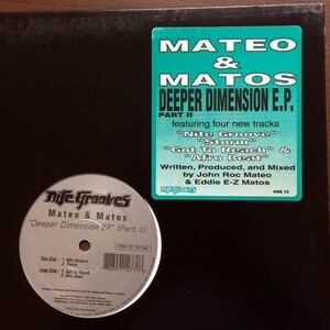 即決 Mateo & Matos / Deeper Dimensions EP (Part II) 12inch DEEP HOUSE