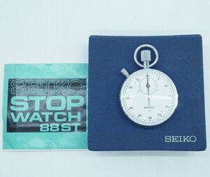 【美品】 SEIKO セイコー 88ST 070 手巻き ストップウォッチ 白文字盤 稼働品