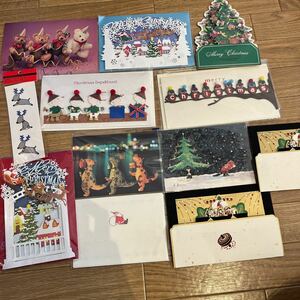 ♪♪⑫クリスマスカード BURGOYNE バーゴイン2つあります♪音の鳴るカード☆などいろいろセット