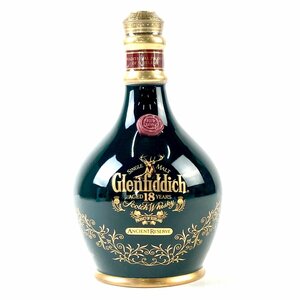 グレンフィディック Glenfiddich 18年 陶器 緑 700ml スコッチウイスキー シングルモルト 【古酒】