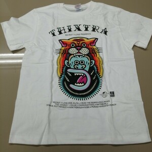 D01 バンドTシャツ　イベントT　シークレット7ライン　SECRET 7 LINE presents THIXTRA 白　god4notbing eggbrain notthern19