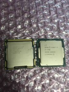 インテル i7-7700、i5-650 2個セット