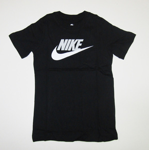 NIKE ナイキ AR5252 ランニング ジョギング ジュニア コットン Tシャツ ブラック 140