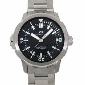 IWC アクアタイマー オートマティック IW329002 ブラック メンズ 中古 送料無料 腕時計