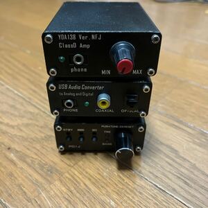 中古 NFJ PCM2704 DACとYDA138アンプと謎のプリアンプP01J