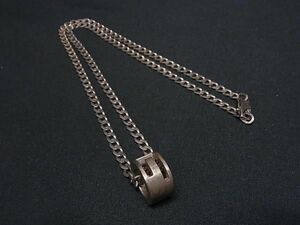 1円 GUCCI グッチ SV925 ネックレス ペンダント アクセサリー レディース メンズ シルバー系 FC1896