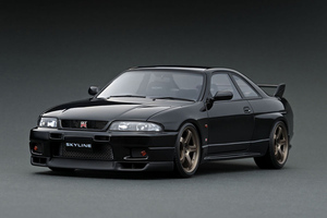 ★絶版IGモデル1/18 日産スカイラインGT-R (R33) V-Spec Black IG1314☆