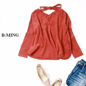 ☆☆ 美品 ビームス B:MING LIFE STORE ☆☆ ゆったり可愛い さらさら生地 カットソー F 春 夏 22B04