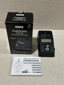 KORG コルグ PANDORA stomp PX-ST マルチエフェクター 付属品有り