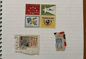 コレクター出品 外国切手 フィリピンエアライン ニカラグア 世界 昭和 ヴィンテージ 大量 記念切手 