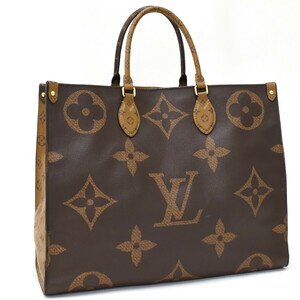 1円 ◎定価36万 美品 LOUIS VUITTON ルイヴィトン オンザゴーGM M44576 ジャイアントモノグラム リバース◎K.Dmpl.jW-18