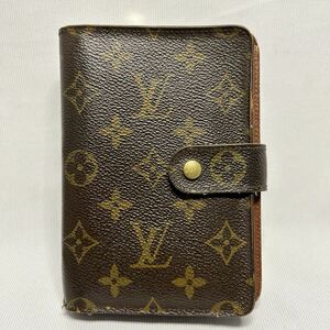 LOUIS VUITTON ルイヴィトン　二つ折り財布　ポルトパピエジップ モノグラム　財布　ブラウン　SP0025 中古品