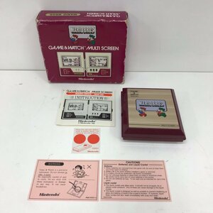 任天堂 ゲーム&ウォッチ マルチスクリーン マリオブラザーズ MW-56 NINTENDO GAME&WATCH MARIO BROS. 240415SK280415