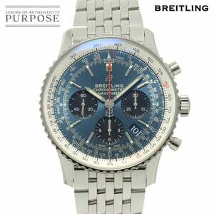 ブライトリング BREITLING ナビタイマー B01 クロノグラフ 43 AB0121 メンズ 腕時計 ブルー 自動巻き ウォッチ Navitimer 90227788