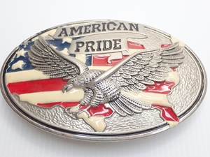 X219　ベルト ヴィンテージ バックル　大サイズ　イーグル　USA　AMERICAN PRIDE　Vintage buckle