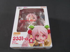 08/S485★グッドスマイルカンパニー★グッスマくじ 桜ミク 2024 ラスト賞 ねんどろいど 桜ミク セーラー服Ver. Another Color★中古