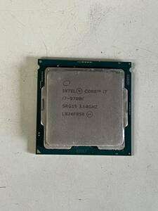 Intel Core i7-9700K SRG15 3.60GHZ CPU 動作未確認