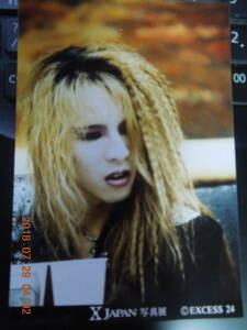 YOSHIKI 写真 ブロマイド 97 / X JAPAN 写真展