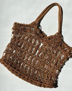 ヴィンテージ ** フランス 編みバッグ vintage woven bag