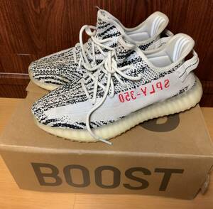 ★adidas YEEZY BOOST 350 V2 ZEBRA アディダス イージーブースト 350 V2 ゼブラ ホワイト 28cm