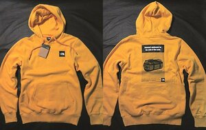 本物正規◆ノースフェイス◆スウェットパーカー BRAND PROUD Base Camp■M■SUMMIT GOLD■新品/アメリカ限定■ZU3/裏地起毛