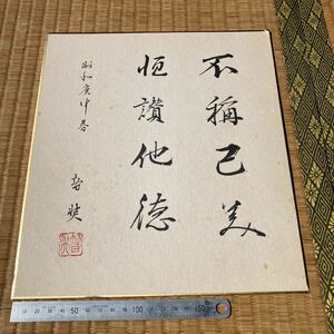 色紙　書