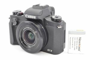 外観美品★Canon キャノン PowerShot G1 X Mark III ブラック APS-Cセンサー/F2.8レンズ/EVF内蔵 コンパクトデジタルカメラ R1230