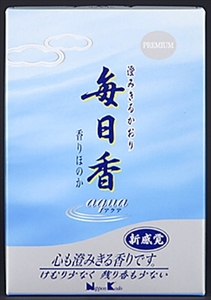 まとめ得 プレミアム毎日香　アクア　大型バラ詰 　 日本香堂 　 お線香 x [3個] /h