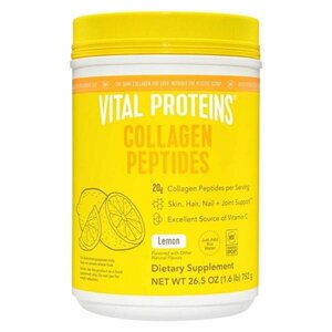 プロテインで若々しいお肌と健康維持に！Vital Proteins バイタル プロテイン コラーゲンペプチド レモン 752g