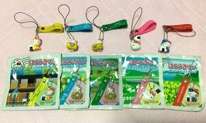 ハローキティ☆お米ブランドのストラップ　全5種　非売品　2005年