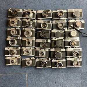 【A38】計30個　レンジファインダー カメラ　まとめ売りCanon Minolta Yashica Petri Konica Olympus Fujica など　ジャンク品　