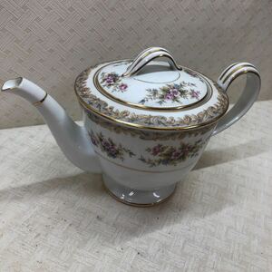 NORITAKE CHINA ティーポット 花柄 ビックサイズ