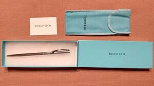 A ドイツ製 純銀 925 スターリングシルバー ティファニー TIFFANY&Co エルサ・ペレッティ ボールペン 保存袋付き 銀座本店箱入り