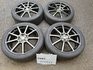 【即決】☆GAB☆TOYO☆トランパスMPZ☆215/45R18☆７J☆ET53☆80ノア☆VOXY☆ステップワゴン☆PCD114.3☆管理：312053