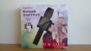 G388-29747 Gigastone カラオケマイク KM8500 ブラック スピーカー ボイスチェンジ Bluetooth