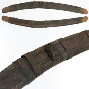 【TAKIYA】7218 『木彫アイヌ小刀模型』 拵 山刀 タシロ マキリ 刀装具 ainu folk crafts 古美術 時代