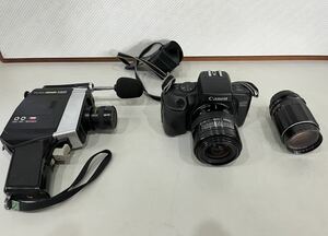 QW2350 カメラ　FUJICA P300 SOUND CANON EOS750QD TAKUMAR1:3.5／135 まとめて　0719
