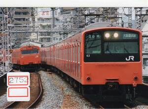 【鉄道写真】[2752]JR西日本 大阪環状線 201系と103系 2008年8月頃撮影、鉄道ファンの方へ、お子様へ