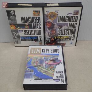 Macintosh日本語版 3.5インチFD ロボスポーツ/VフォーヴィクトリーII/シムシティ2000 まとめて3本セット IMAGINEER MAC SELECTION【20