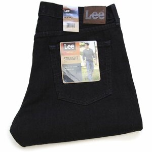 デッドストック★メキシコ製 Leeリー 200 ブラック デニムパンツ w36 L30★ジーンズ ストレート ワイド オーバーサイズ