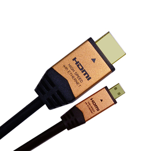 【5個セット】 HORIC HDMI MICROケーブル 3m ゴールド HDM30-018MCGX5 /l