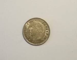 フランス　1867年　20 cent 銀貨　2