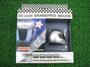 シンプソンヘルメット USB光学式マウス 銀 在庫有 即納 社外 社外 新品 バイク 部品 SIMPSON 2
