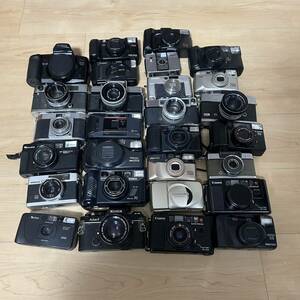 大量27台フィルムカメラ OLYMPUS MINOLTA Canon PENTAX RICOH Nikon Autoboy YASHICA pen μ AUTO half FUJIFILM acom1 espio Konica 