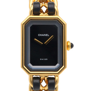 シャネル プルミエール M 腕時計 時計 GP H0001 クオーツ レディース 1年保証 CHANEL 中古 美品