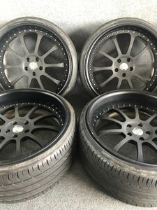 IFORGED アイフォージド PERFORMANCE ALLOYS 3ピース アメ鍛 鍛造 マットブラック 22インチ 8.5J 11J 120 5H 235/30ZR22 285/25ZR22 4本