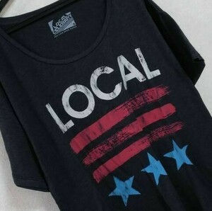 ヴィンテージ LOCAL CELEBRITY ローカルセレブリティー Tシャツ グレー Ray BEAMS サイズL