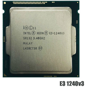 2個セット Intel Xeon E3-1240 v3 SR152 4C 3.4GHz 8MB 80W LGA1150
