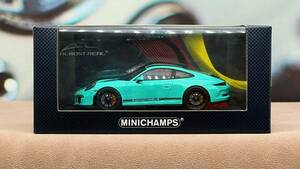 PMAミニチャンブス Minichamps 1/43 特注 ポルシェ Porsche 911R 2016ミントグリーン 504台限定 413 066228