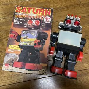 動作品 KAMCO サターン ロボット SATURN THE 13 GIANT WALKING ROBOT TV レトロ ロボ フィギュア ビンテージ ヴィンテージ テレビロボット